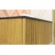 Wooden Szafka wisząca z umywalką podblatową, 50x40x50cm