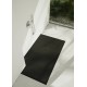Brodzik kompozytowy Stabilsound Plus® Protos Black Stone 90x90x3,5 cm R55, półokrągły