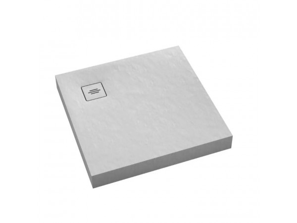 Schedpol Schedline Collection Brodzik akrylowy NonLimits White Stone 80x80x12 cm, kwadratowy