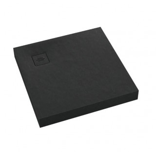 Schedpol Schedline Collection Brodzik akrylowy NonLimits Black Stone 90x90x12 cm, kwadratowy