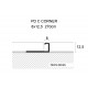 PROFIL DESIGN C CORNER COOPER 8x12,5mm, stalowa, 270cm.