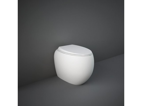 RAK CERAMICS Cloud Miska WC stojąca 56x40 cm, rimless, biały mat