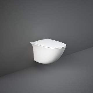 RAK CERAMICS Sensation Miska WC podwieszana rimless 52x38  cm, biały połysk