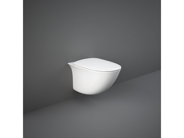 RAK CERAMICS Sensation Miska WC podwieszana rimless 48x38  cm, biały połysk