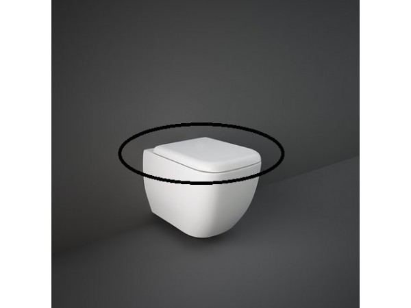RAK CERAMICS Metropolitan Deska WC bez wolnego opadu, biały.