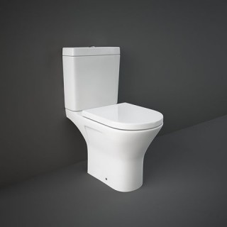 RAK CERAMICS Resort Kompakt WC (miska rimless+zbiornik) 60x36 cm, biały połysk