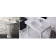 RAK CERAMICS Washington Umywalka 65x51 cm podwieszana z otworem na baterię + postument, biały połysk