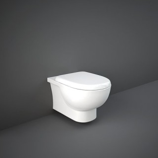 RAK CERAMICS Tonique Miska WC podwieszana 55x36 cm, rimless, biały połysk